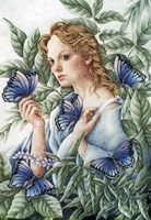Butterfly Lady Fine Art Print