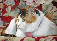 Callie the Calico Cat Fine Art Print