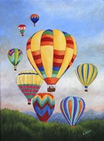Sunrise Balloons Fine Art Print