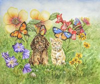 Bothersome Butterflies Fine Art Print