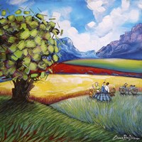 Picnic In The Winelands Fine Art Print