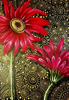 Red Gerberas Fine Art Print