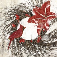 Cardinal Christmas I Fine Art Print