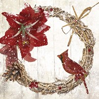 Cardinal Christmas II Fine Art Print