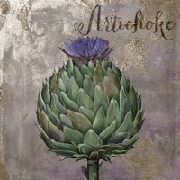Medley Gold Artichoke Framed Print