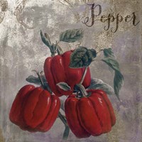 Medley Gold Peppers Framed Print