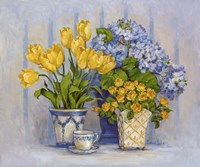 Blue White Fine Art Print