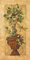 Topiary with Dragonfly Fine Art Print