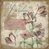 Jardin de Fleurs II Fine Art Print