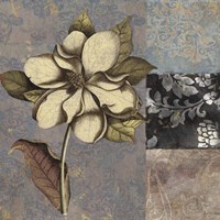 Cocoa & Blue I Fine Art Print