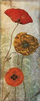 Dancing Poppies II Fine Art Print