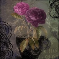 Tea and Roses I Fine Art Print