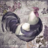 Coqs Colores I Fine Art Print