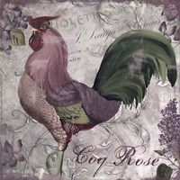 Coqs Colores II Fine Art Print