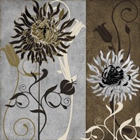 Silver and Cinnamon I Fine Art Print