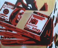 100 Dollars Fine Art Print