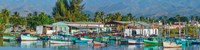 Boats Moored at a Harbor, Trinidad, Cuba Fine Art Print