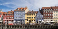 Colorful Houses along Nyhavn, Copenhagen, Denmark Fine Art Print