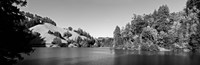 Lake Lagunitas, California (BW) Fine Art Print