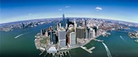 Aerial View of Lower Manhattan Fine Art Print