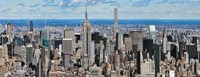 Aerial view of a Cityscape, New York City, NY Fine Art Print