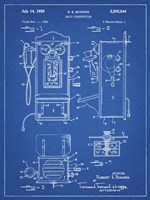 Blueprint Wall Phone Patent Fine Art Print