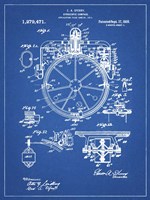 Blueprint Gyrocompass Patent Fine Art Print