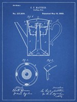 Blueprint Coffee Percolator 1880 Patent Art Fine Art Print