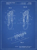 Blueprint Rock Climbing Camalot Patent Fine Art Print