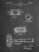 Chalkboard Gavel 1953 Patent Fine Art Print