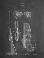 Chalkboard Browning Bolt Action Gun Patent Fine Art Print