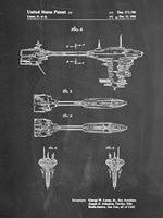 Chalkboard Star Wars Nebulon B Escort Frigate Patent Framed Print
