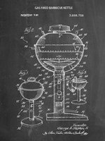 Chalkboard Webber Gas Grill 1972 Patent Fine Art Print