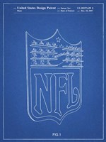 Blueprint NFL Display Patent Fine Art Print