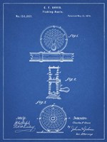 Blueprint Orvis 1874 Fly Fishing Reel Patent Fine Art Print