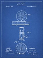 Blueprint Orvis 1874 Fly Fishing Reel Patent Fine Art Print