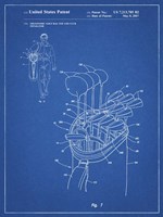 Blueprint Golf Bag Patent Fine Art Print
