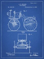 Blueprint Motor Buggy 1895 Patent Print Fine Art Print