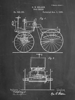 Chalkboard Motor Buggy 1895 Patent Print Fine Art Print