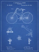 Blueprint Bicycle 1890 Patent Fine Art Print