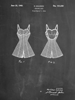 Chalkboard Bathing Suit Patent Fine Art Print