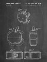Chalkboard Apple Logo Flip Phone Patent Fine Art Print