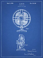 Blueprint Table Fan Patent Fine Art Print
