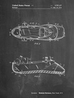 Chalkboard Ballet Slipper Patent Fine Art Print