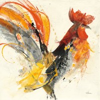 Festive Rooster I Fine Art Print