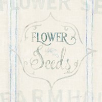 Floursack Florals IX Fine Art Print