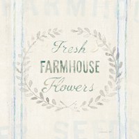 Floursack Florals VIII Framed Print
