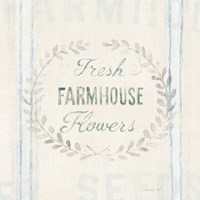 Floursack Florals VIII Framed Print