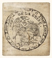Vintage Seal VI Antique Border v2 Fine Art Print