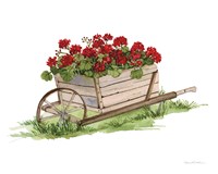 Life on the Farm Wheelbarrow Element Fine Art Print